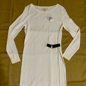 Sweater Dress. Michael Kors. Cream. Size S.